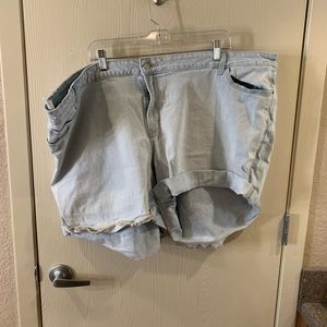 Denim shorts